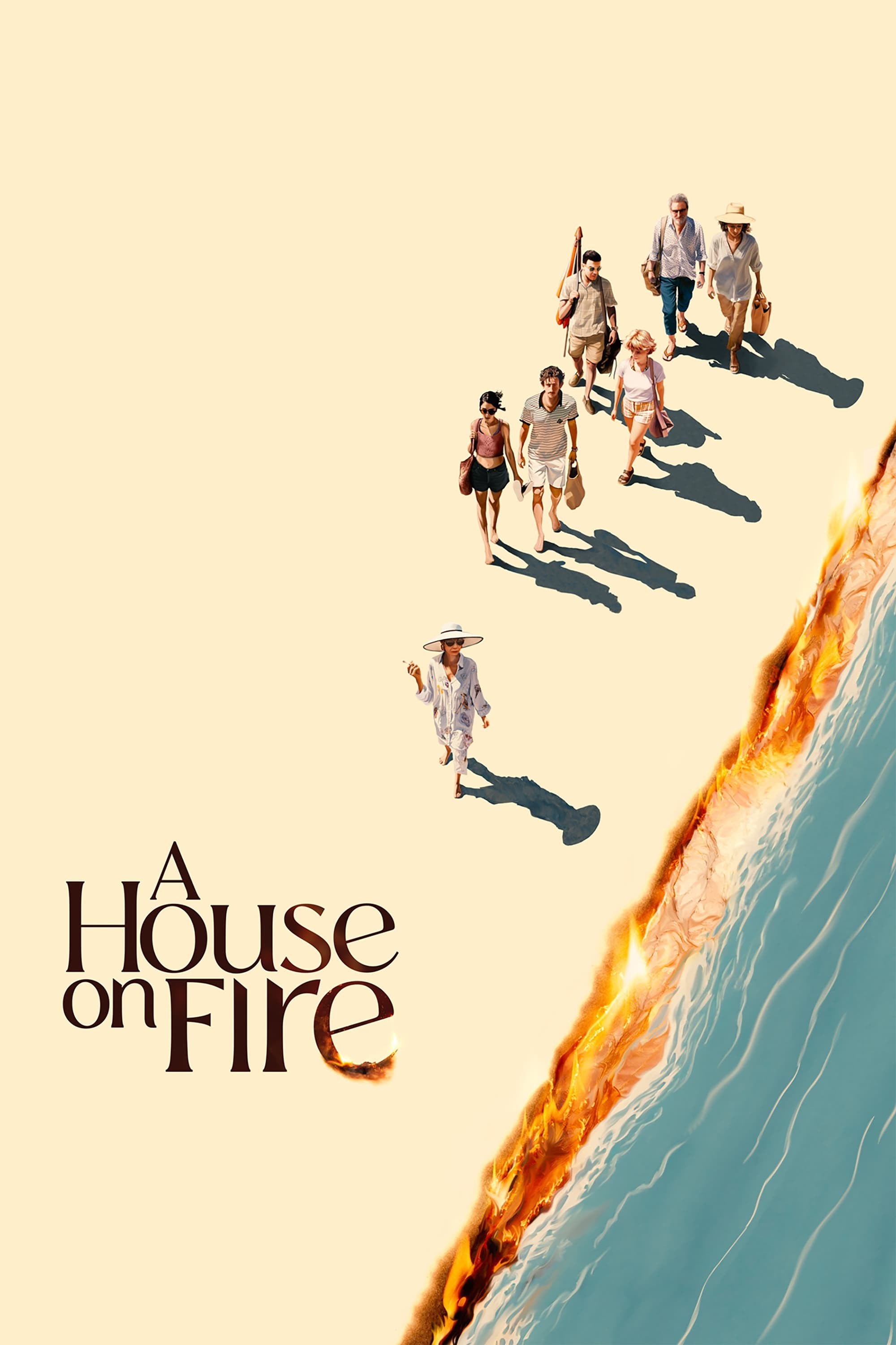Poster de CASA EN LLAMAS en inglés