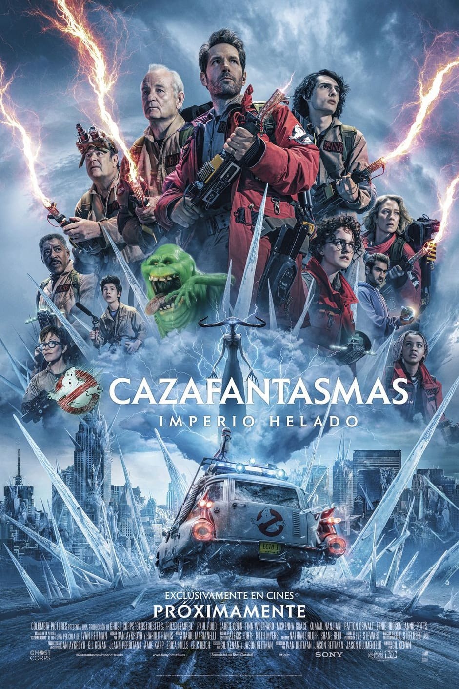 Poster de CAZAFANTASMAS: IMPERIO HELADO en español
