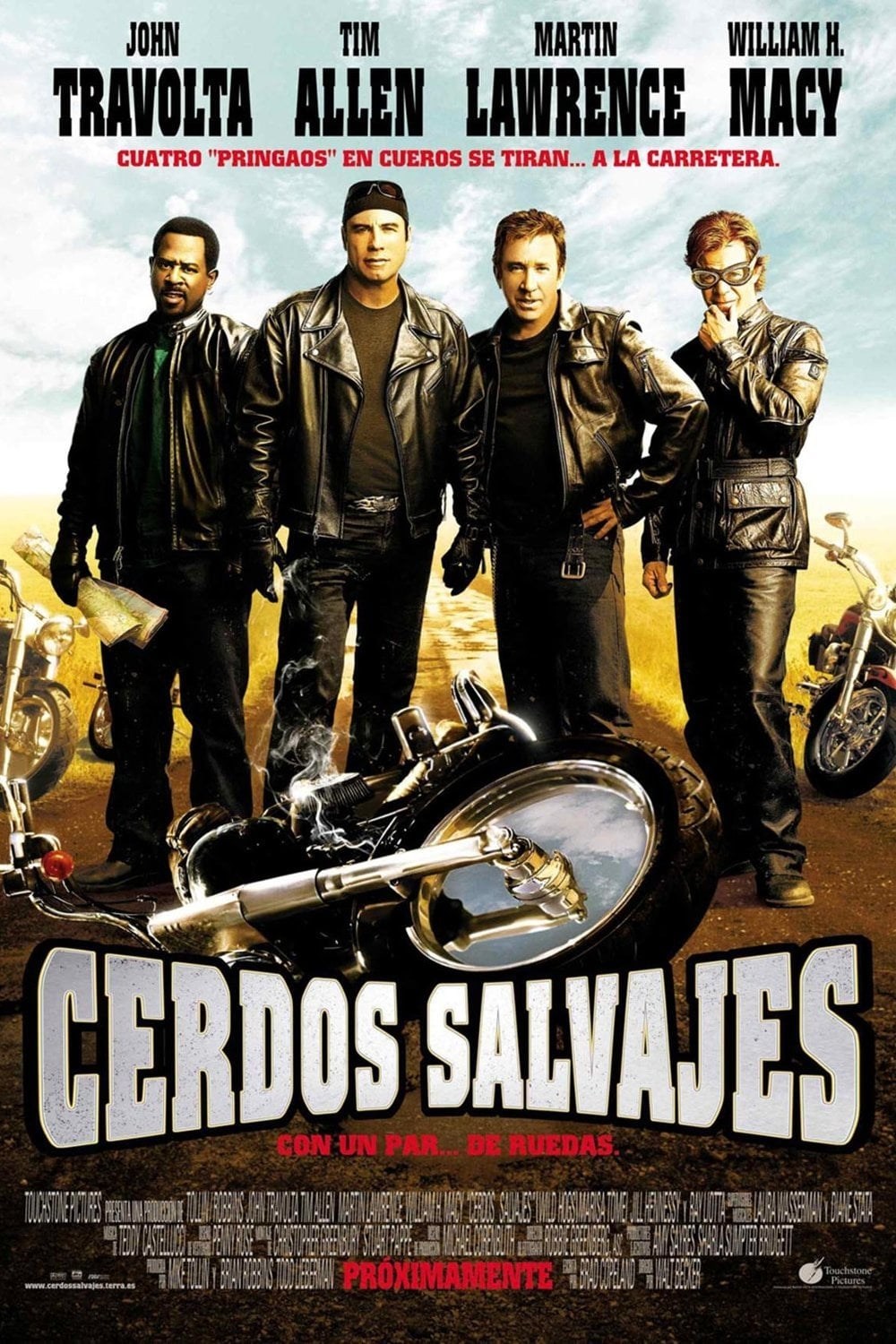 Poster de CERDOS SALVAJES: CON UN PAR... DE RUEDAS en español
