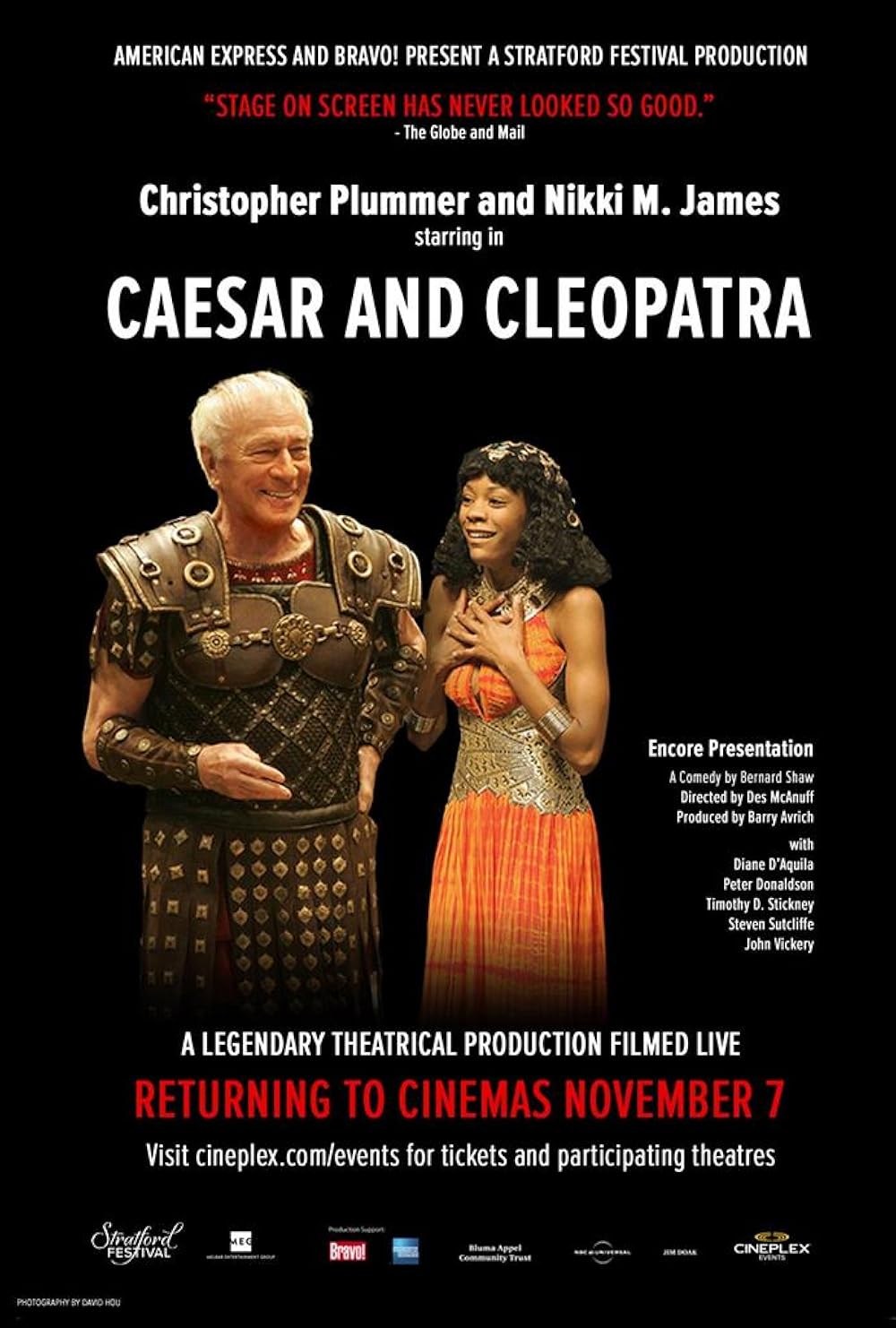 Poster de CÉSAR Y CLEOPATRA