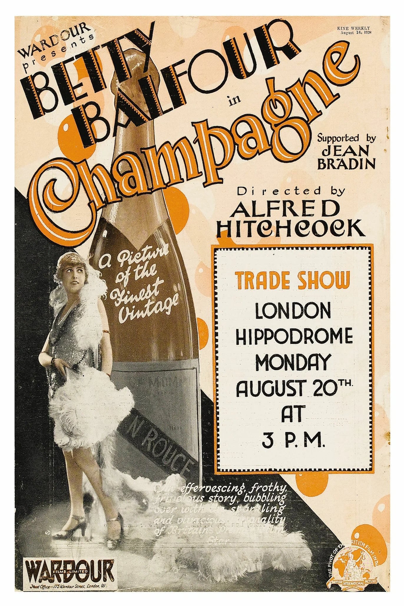 Poster de CHAMPAGNE en inglés