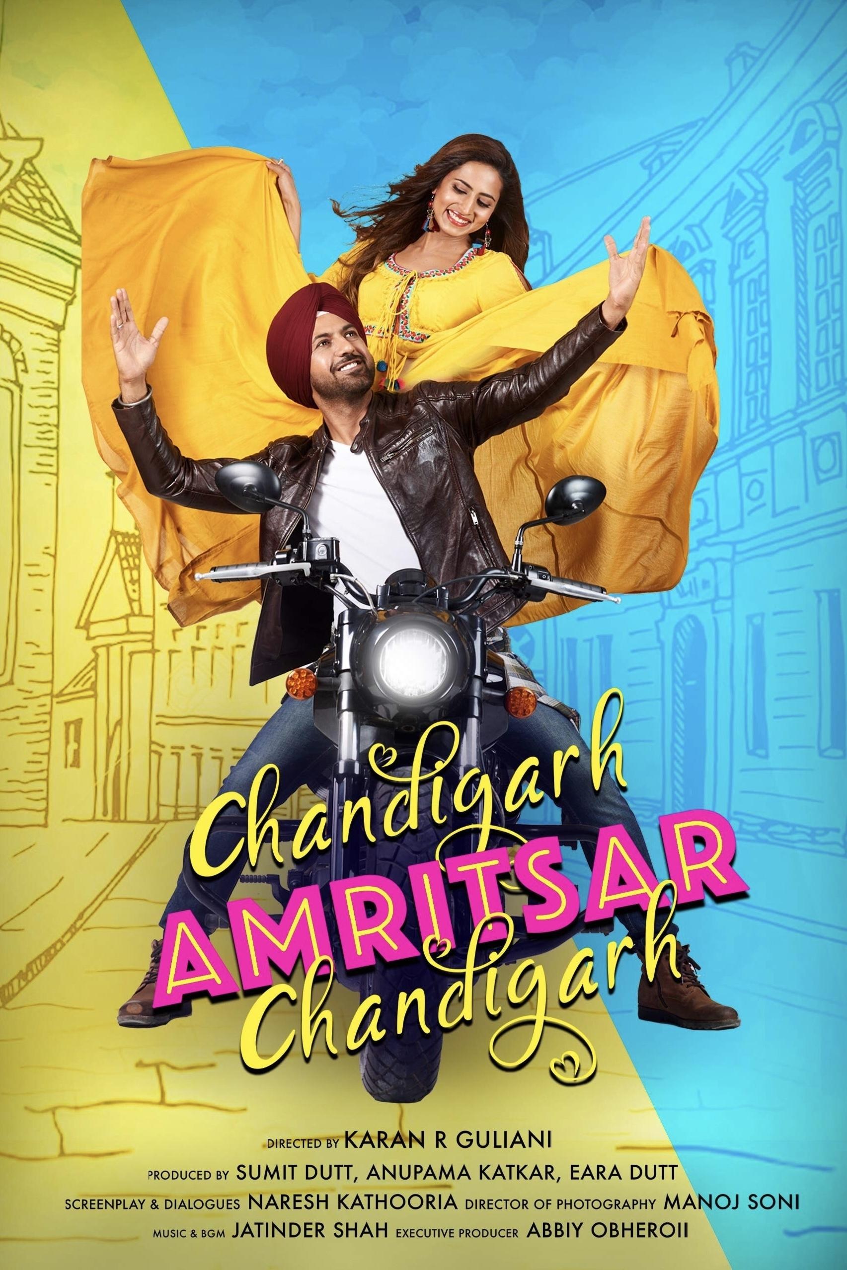 Poster de CHANDIGARH AMRITSAR CHANDIGARH en inglés
