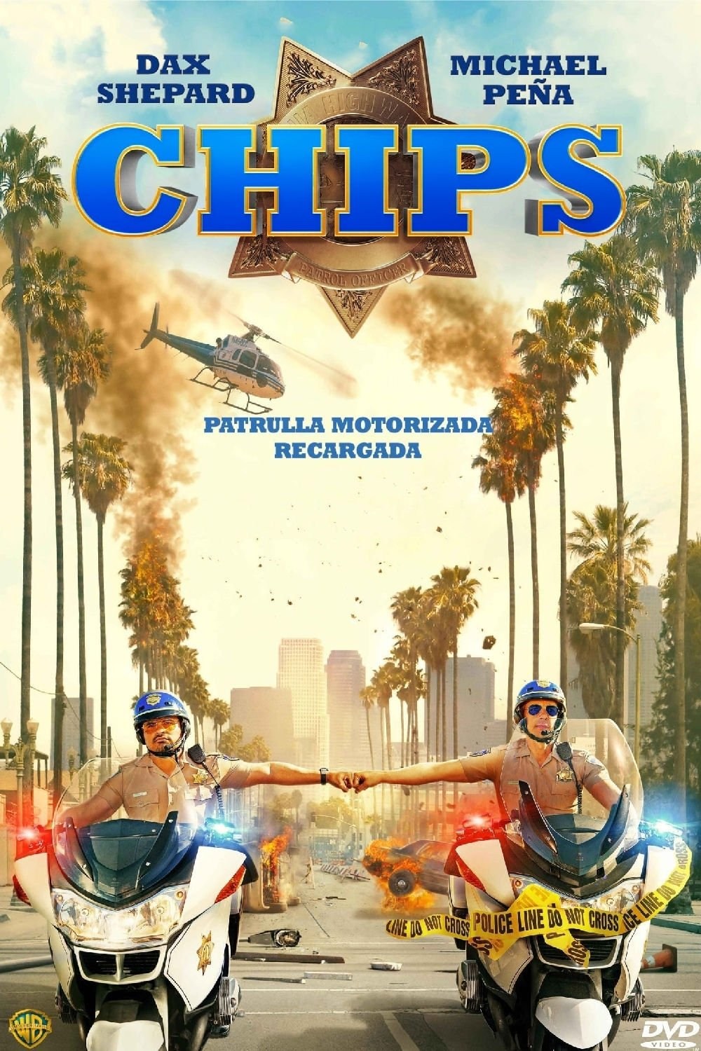Poster de CHIPS, LOCA PATRULLA MOTORIZADA en español