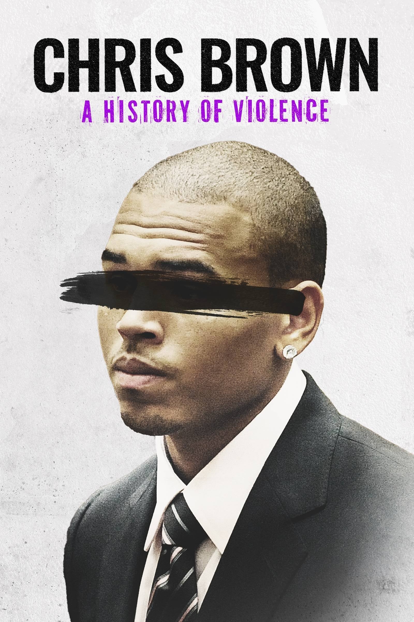 Poster de CHRIS BROWN: A HISTORY OF VIOLENCE en inglés