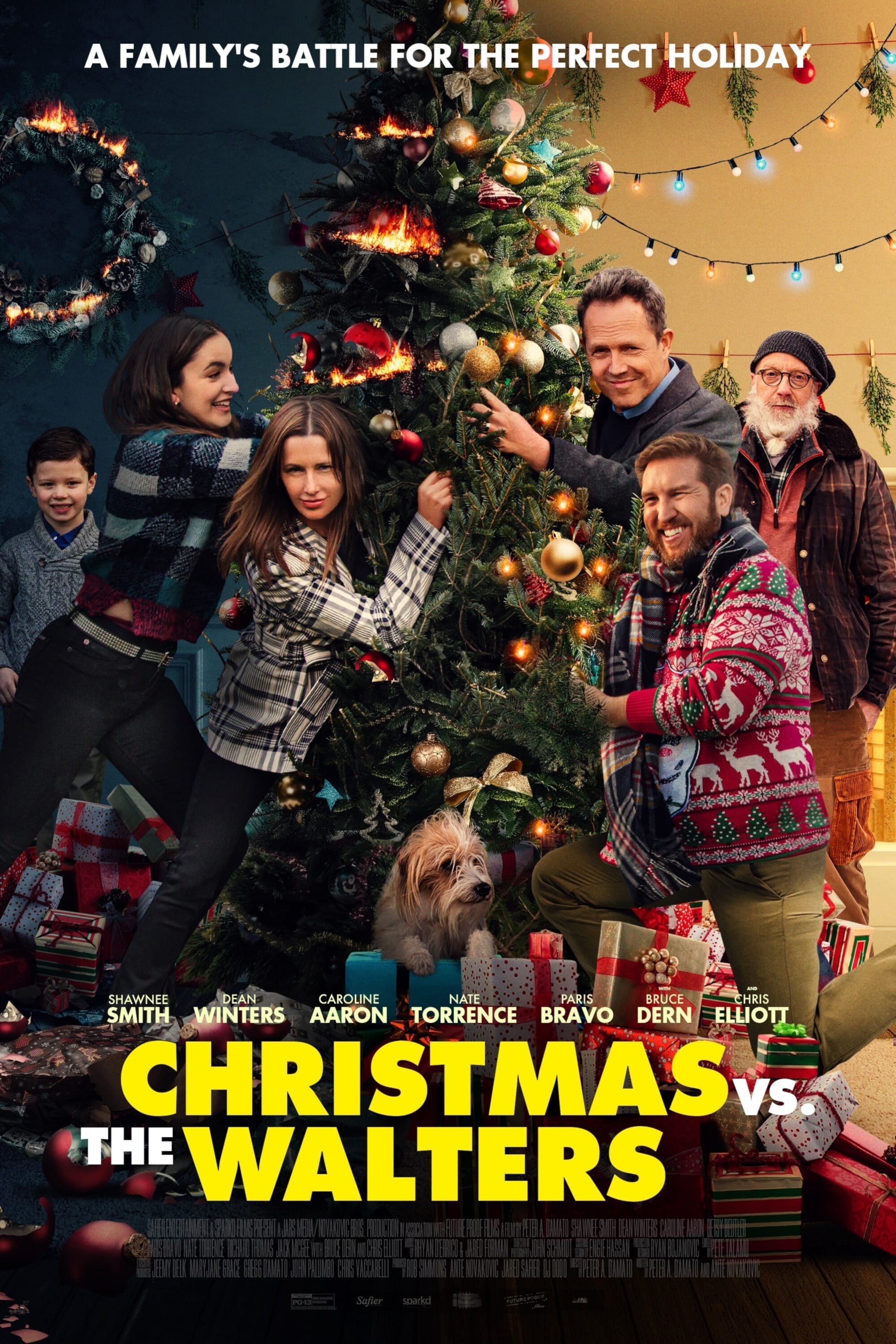 Poster de CHRISTMAS VS. THE WALTERS en inglés