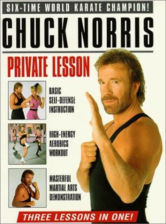 Poster de CHUCK NORRIS: PRIVATE LESSON en inglés