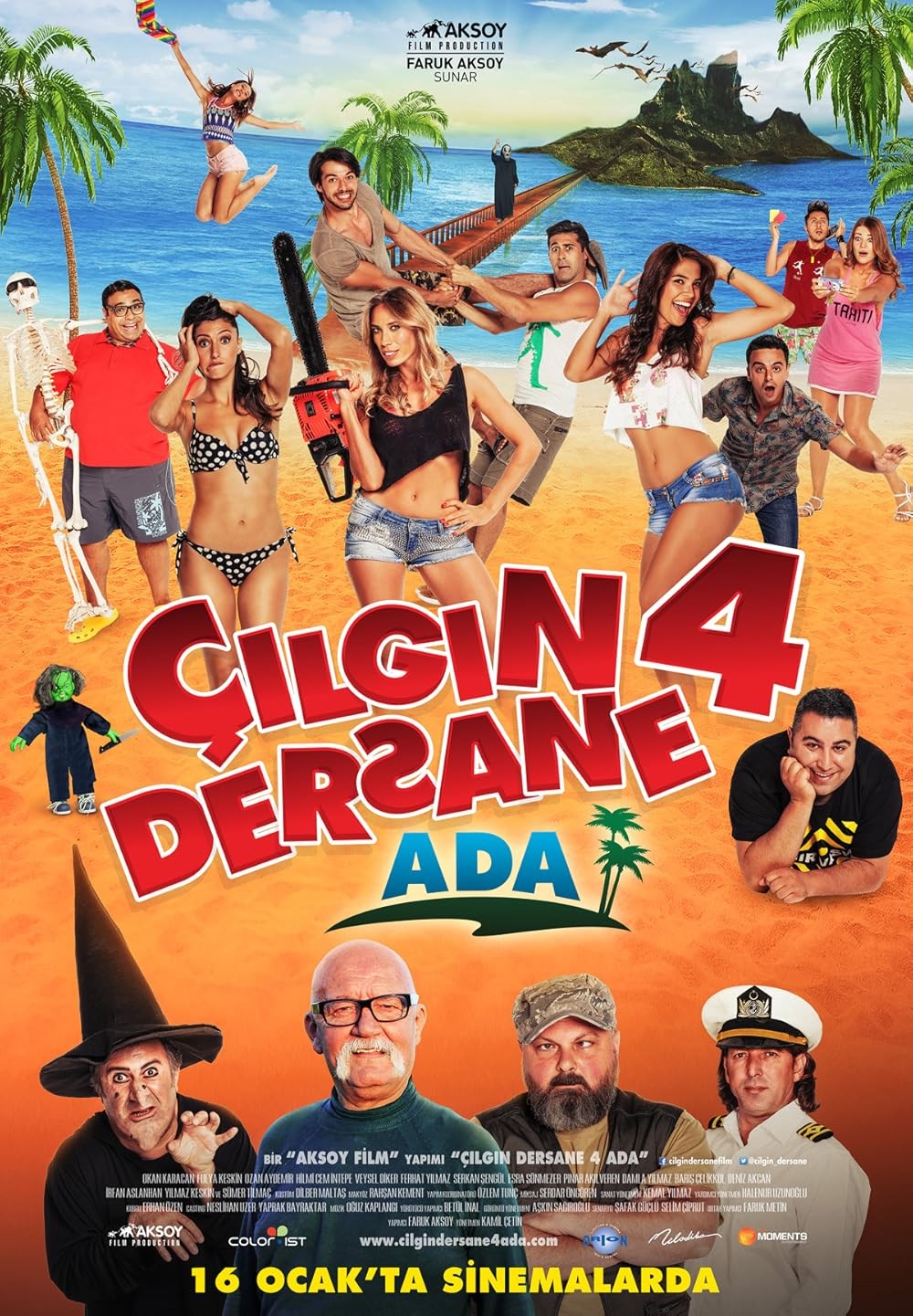 Poster de ÇILGIN DERSANE 4: ADA