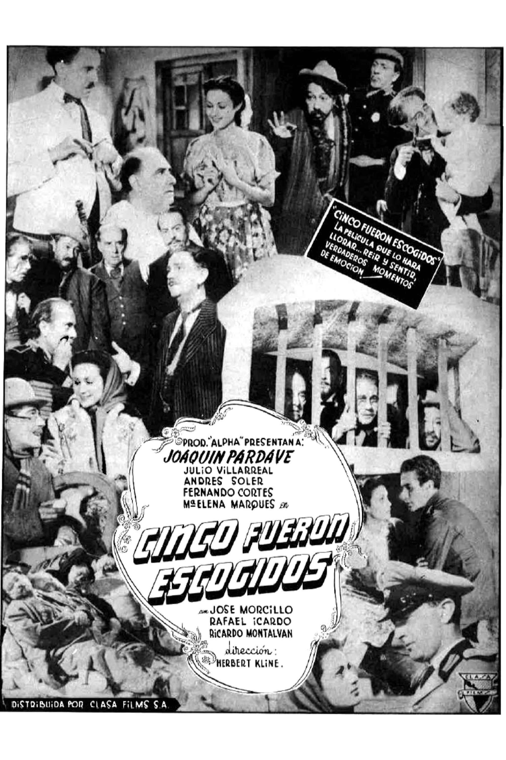 Poster de CINCO FUERON ESCOGIDOS en inglés