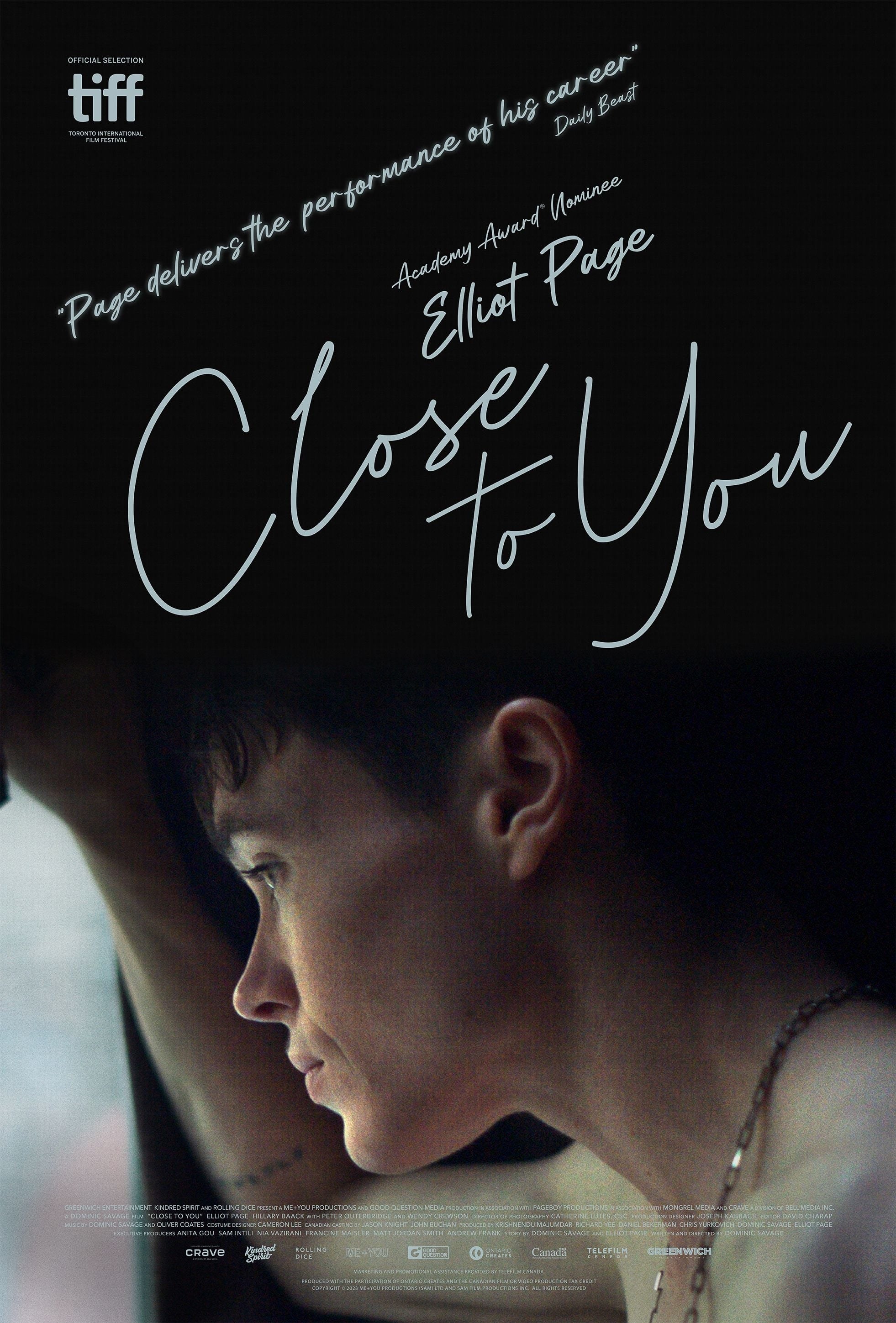 Poster de CLOSE TO YOU en inglés