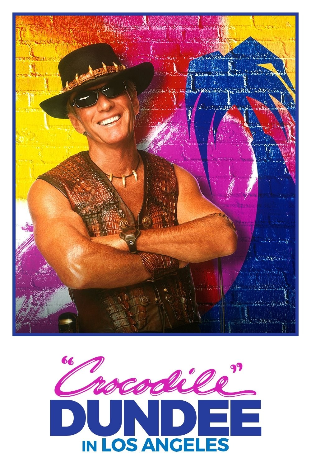 Poster de COCODRILO DUNDEE EN LOS ANGELES en inglés