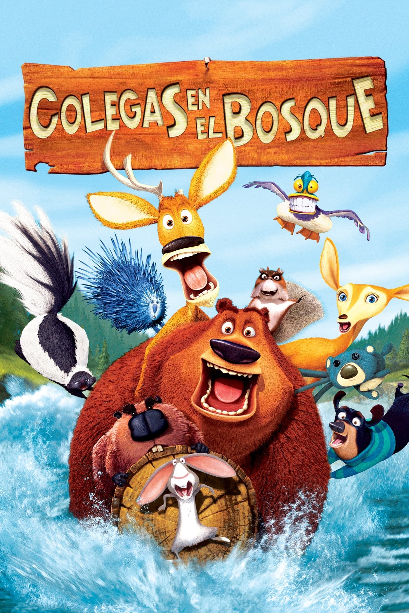 Poster de COLEGAS EN EL BOSQUE en español