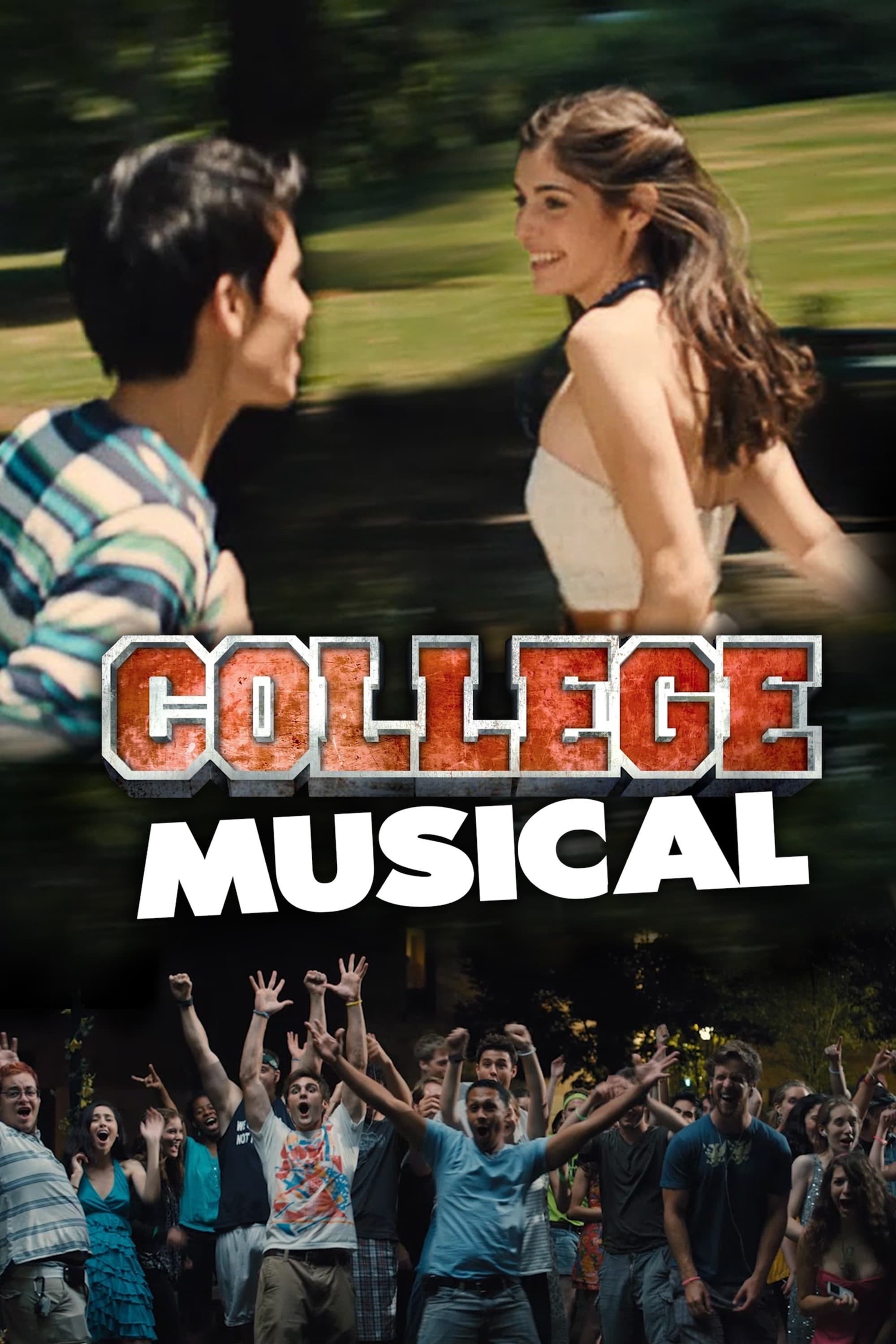 Poster de COLLEGE MUSICAL en inglés