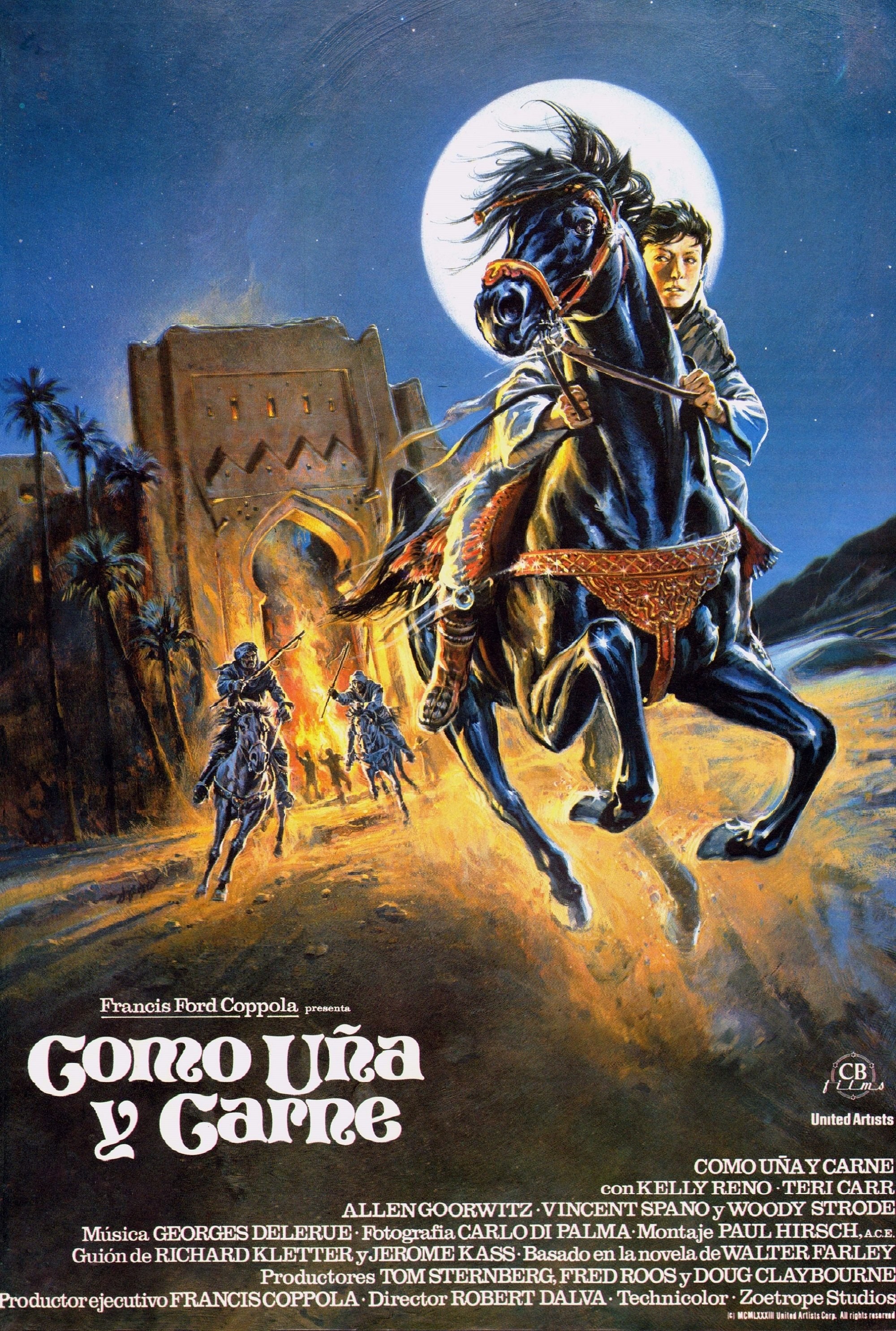 Poster de COMO UÑA Y CARNE en español