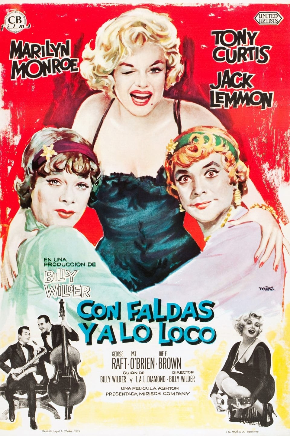 Poster de CON FALDAS Y A LO LOCO en español