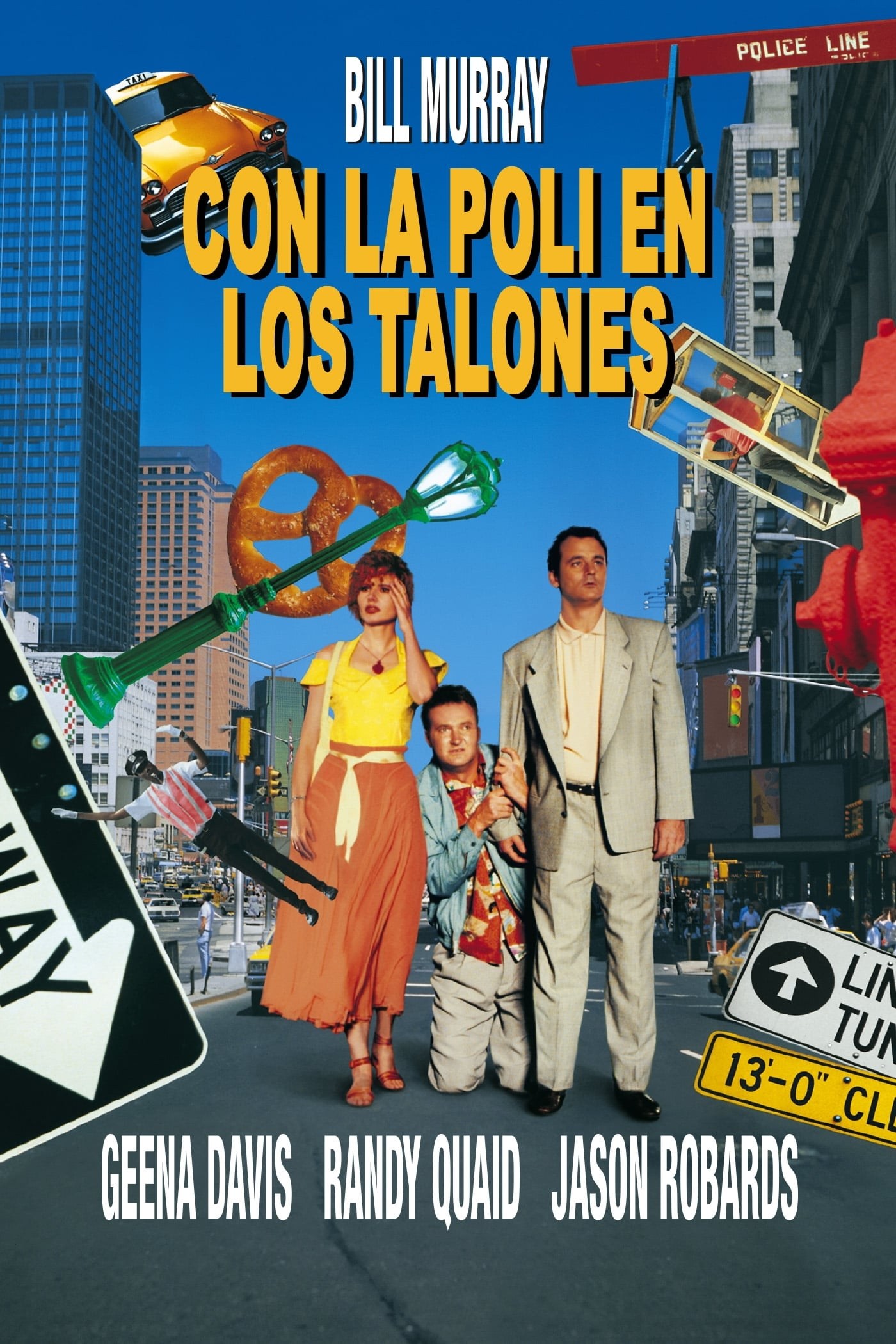 Poster de CON LA POLI EN LOS TALONES en español