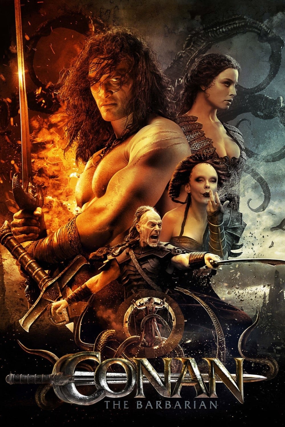 Poster de CONAN EL BÁRBARO en inglés