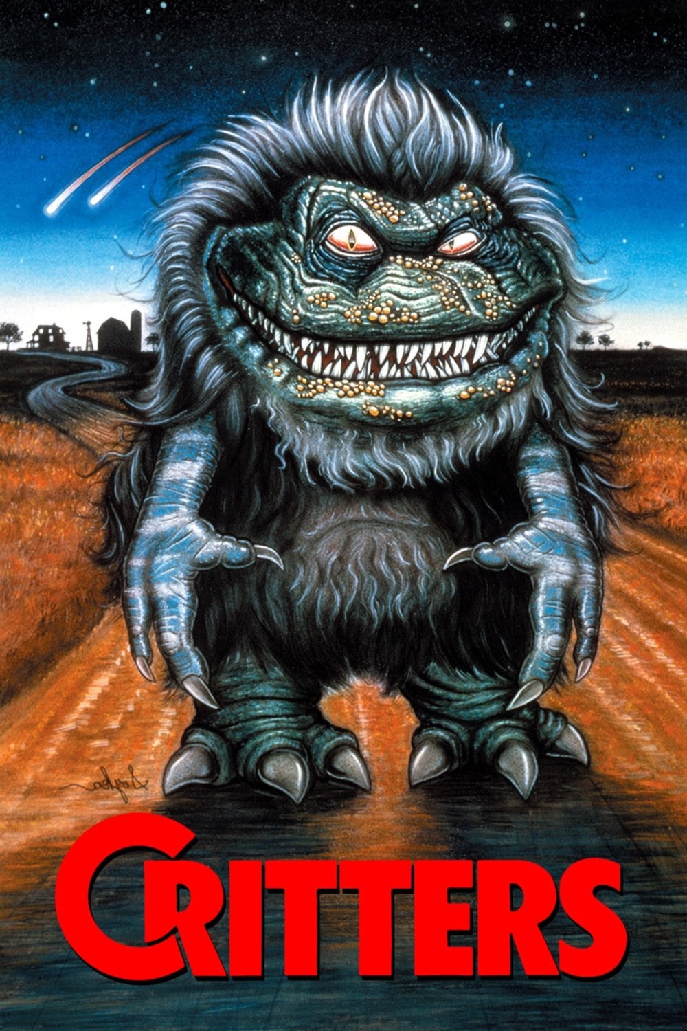 Poster de CRITTERS en inglés