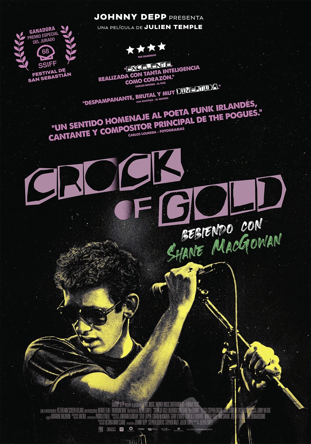 Poster de CROCK OF GOLD: BEBIENDO CON SHANE MACGOWAN en español