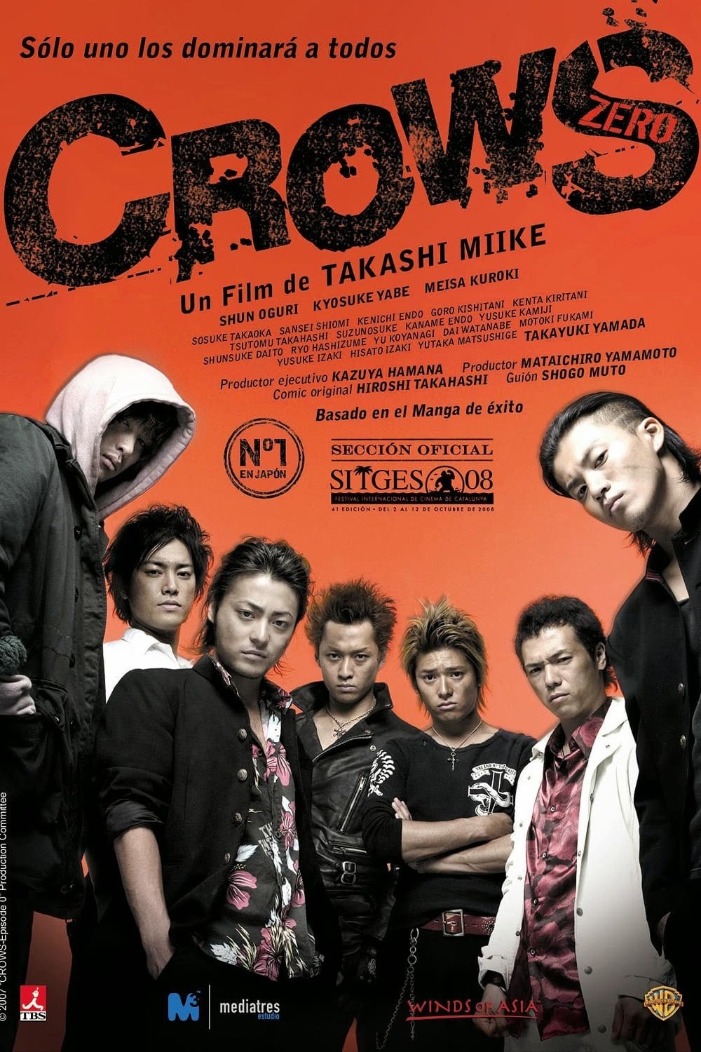 Poster de CROWS ZERO en español