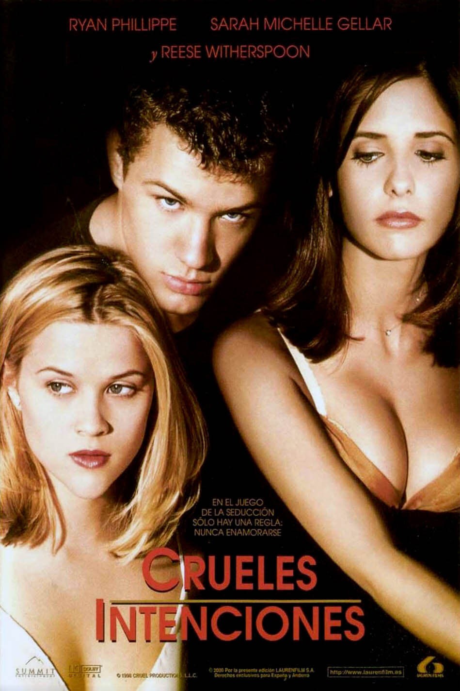 Poster de CRUELES INTENCIONES en español
