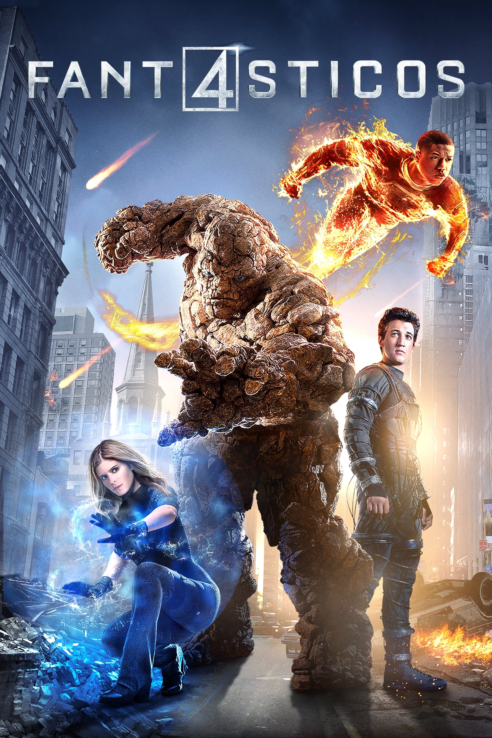 Poster de CUATRO FANTÁSTICOS en español