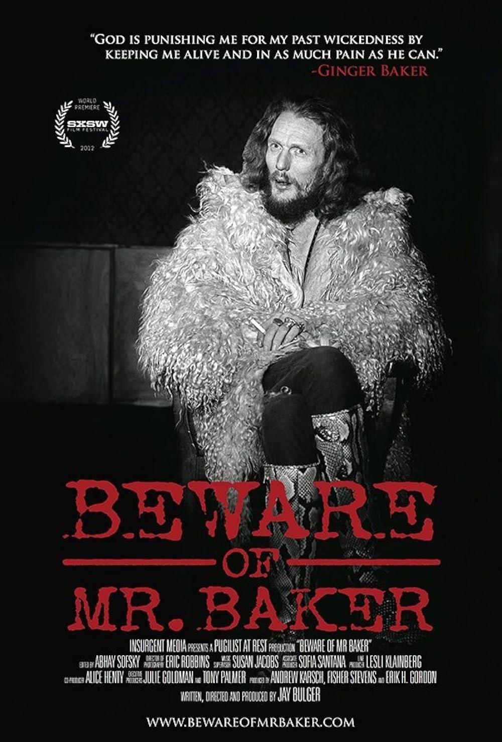 Poster de CUIDADO CON MR. BAKER