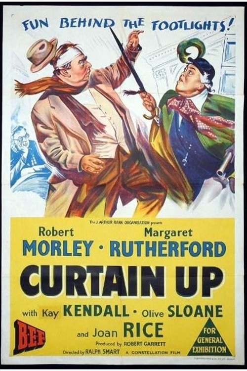 Poster de Curtain Up en inglés