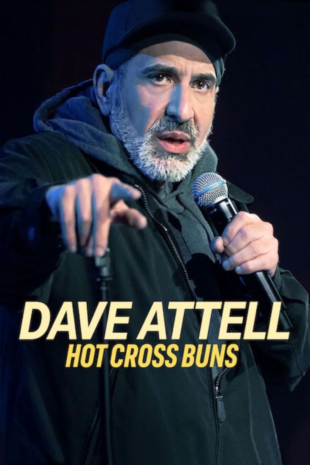 Poster de DAVE ATTELL: HOT CROSS BUNS en inglés