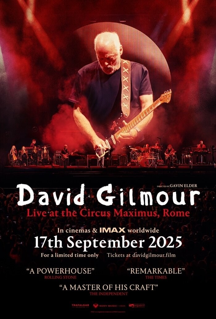 Poster de DAVID GILMOUR LIVE AT THE CIRCUS MAXIMUS, ROME en inglés