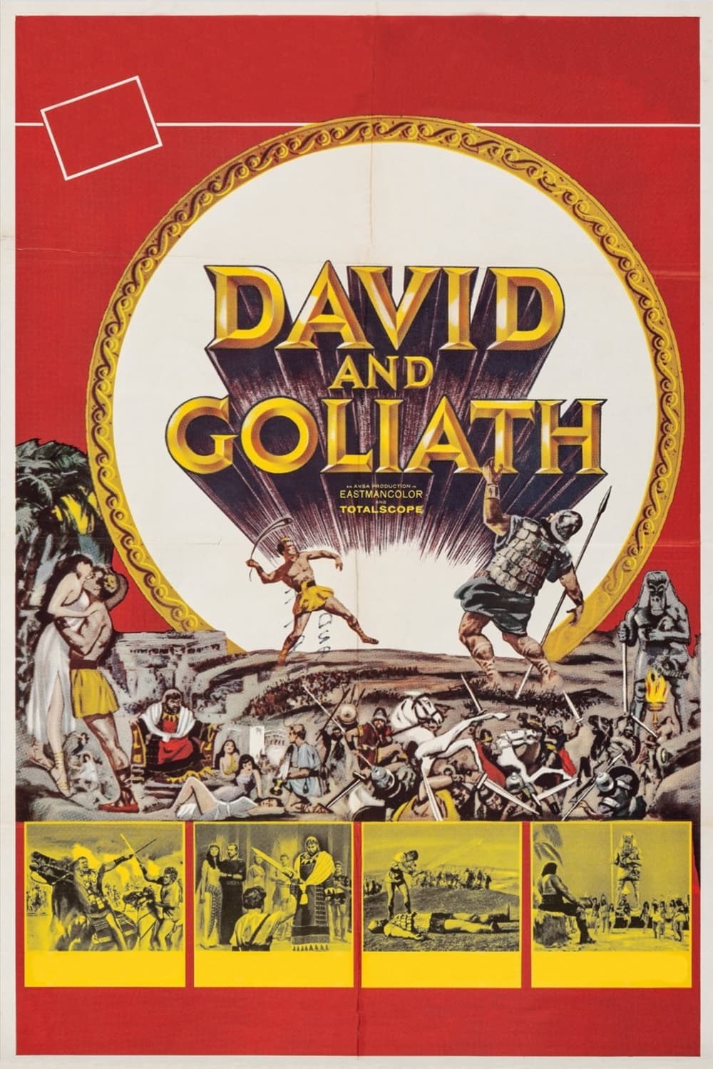 Poster de DAVID Y GOLIAT en inglés