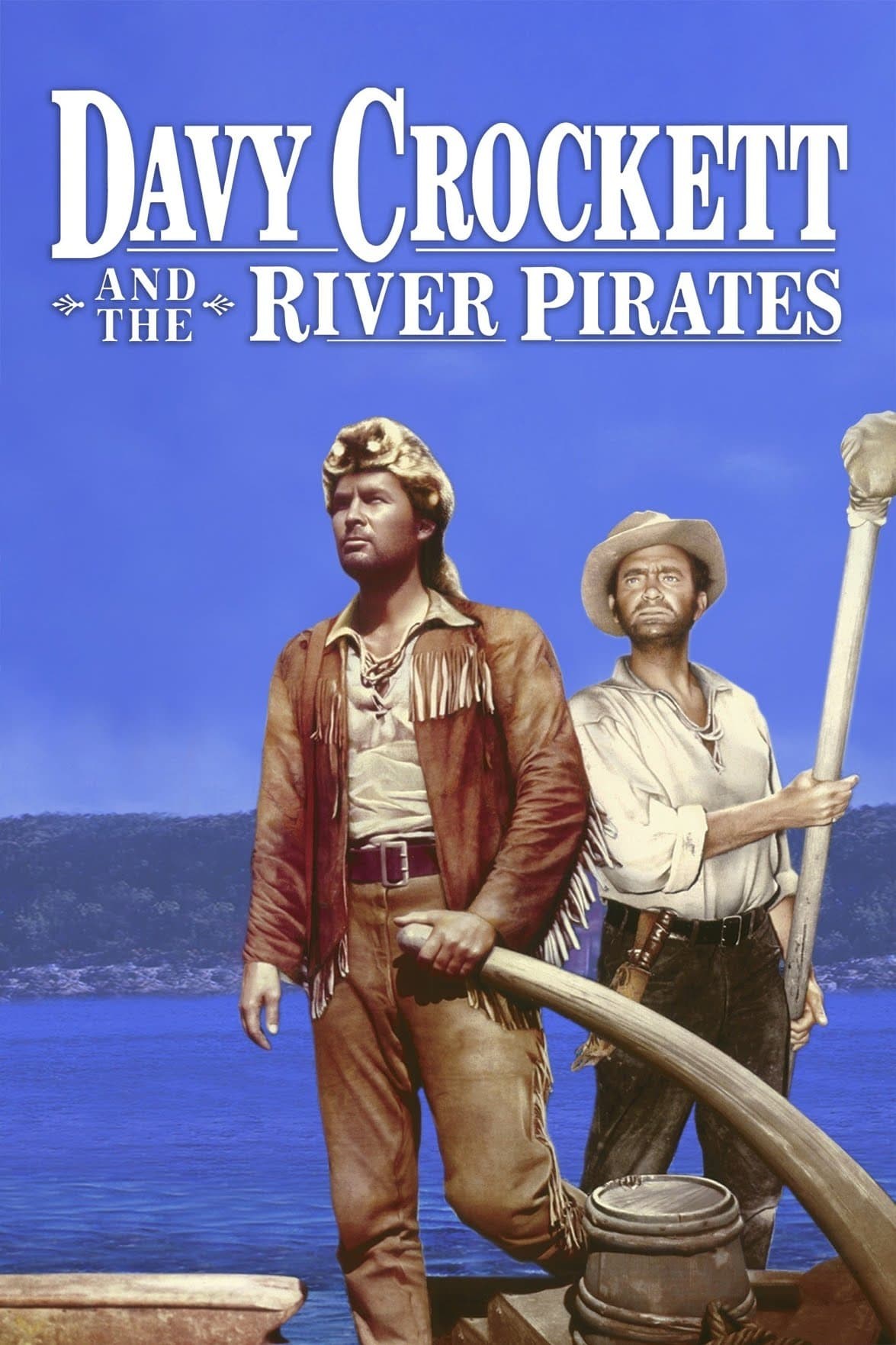 Poster de DAVY CROCKETT Y LOS PIRATAS DEL MISSISSIPPI en inglés