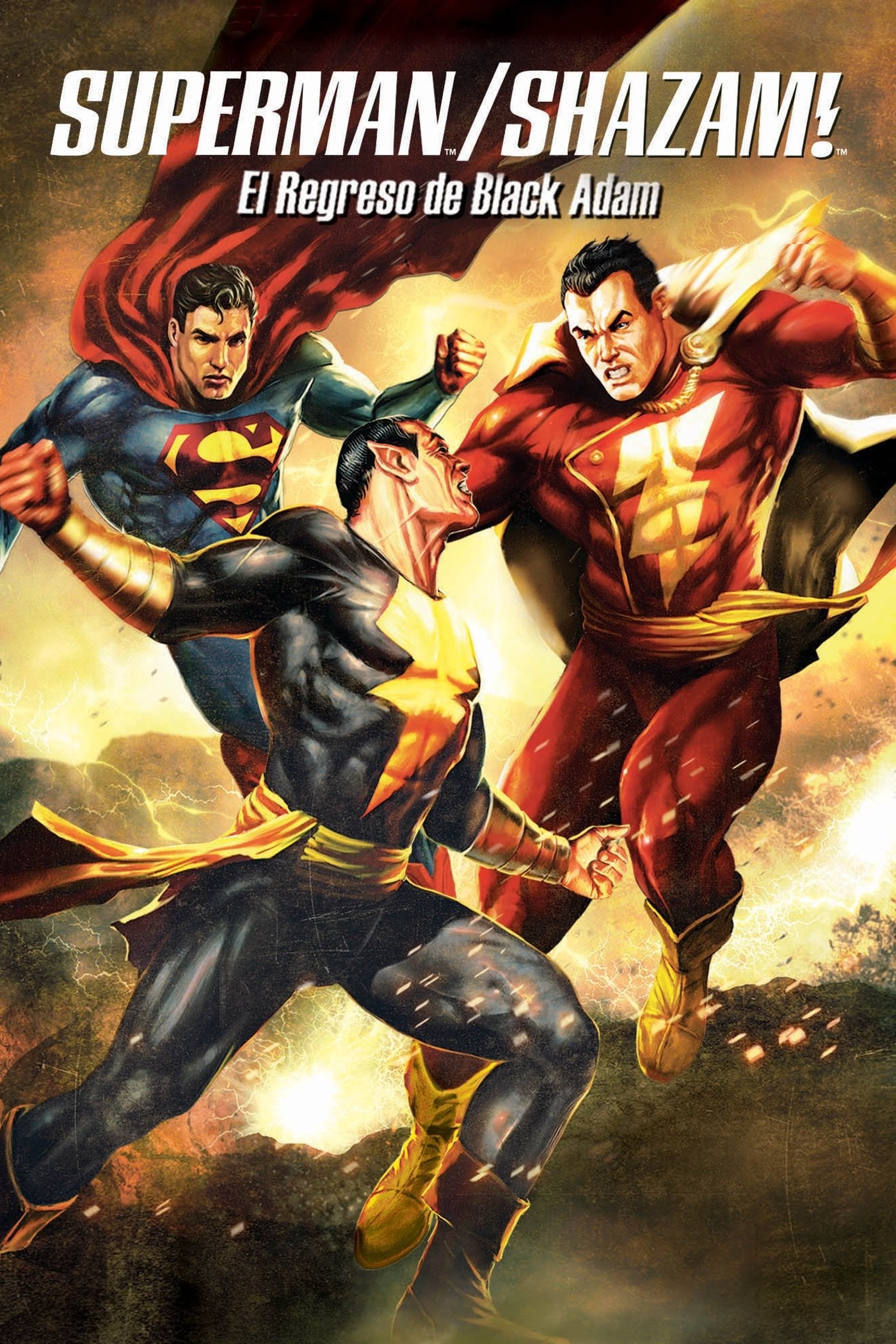 Poster de DC SHOWCASE: SUPERMAN/SHAZAM!: EL REGRESO DE BLACK ADAM en español
