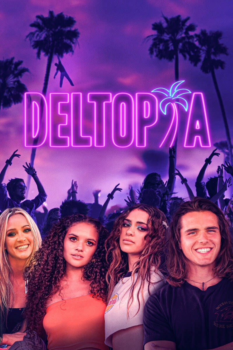 Poster de DELTOPIA en inglés