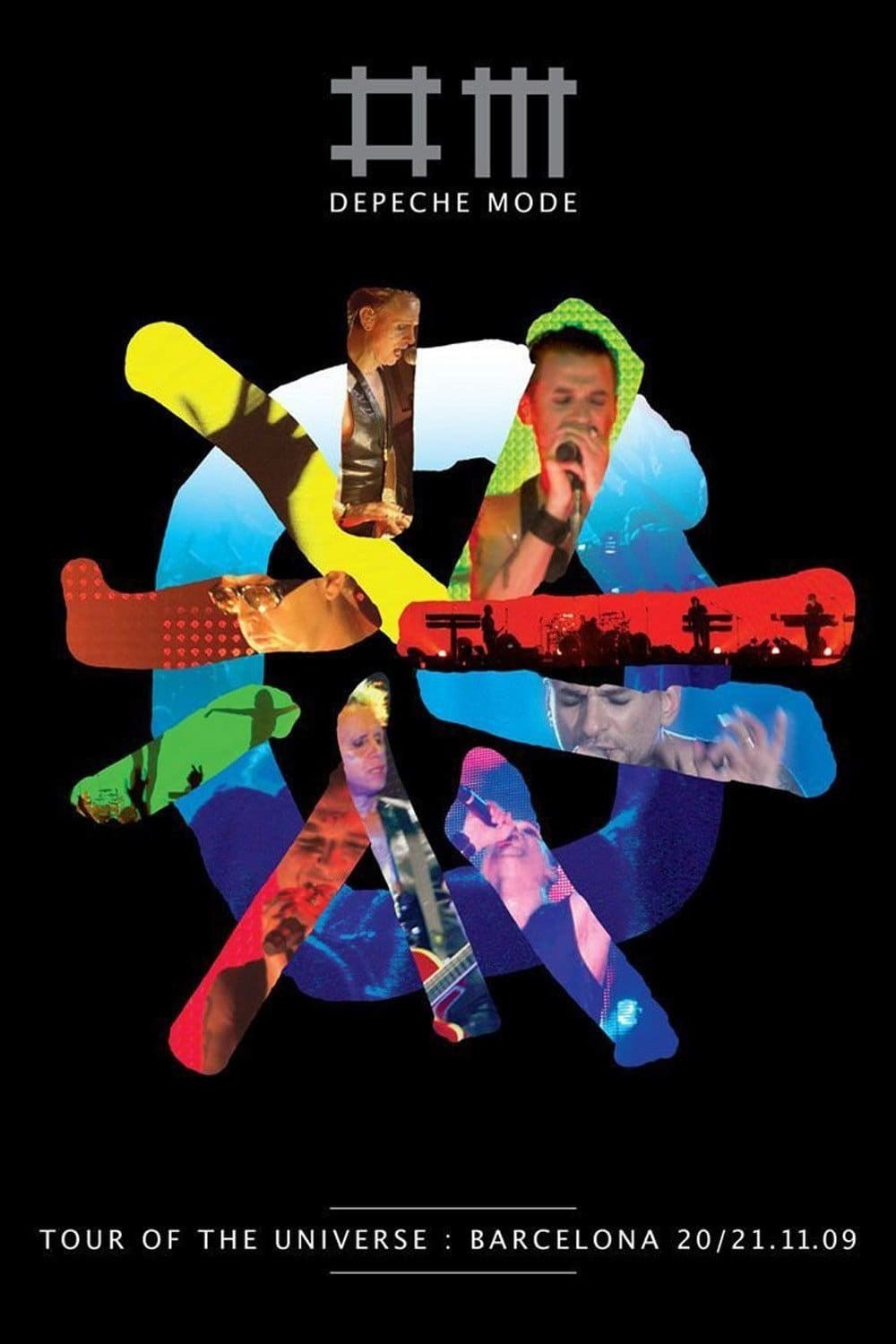Poster de DEPECHE MODE: TOUR OF THE UNIVERSE en inglés