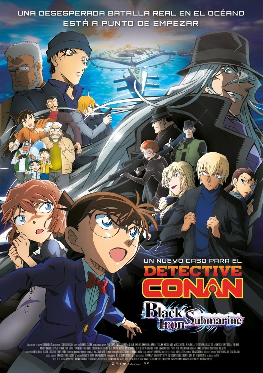 Poster de DETECTIVE CONAN: BLACK IRON SUBMARINE en español