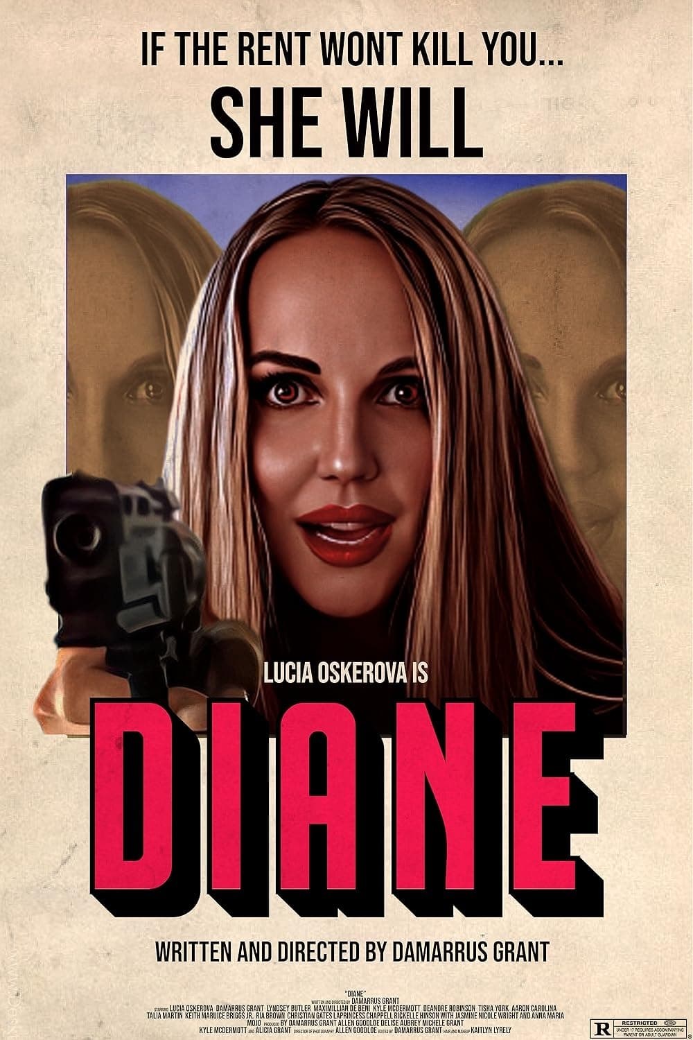 Poster de DIANE en inglés