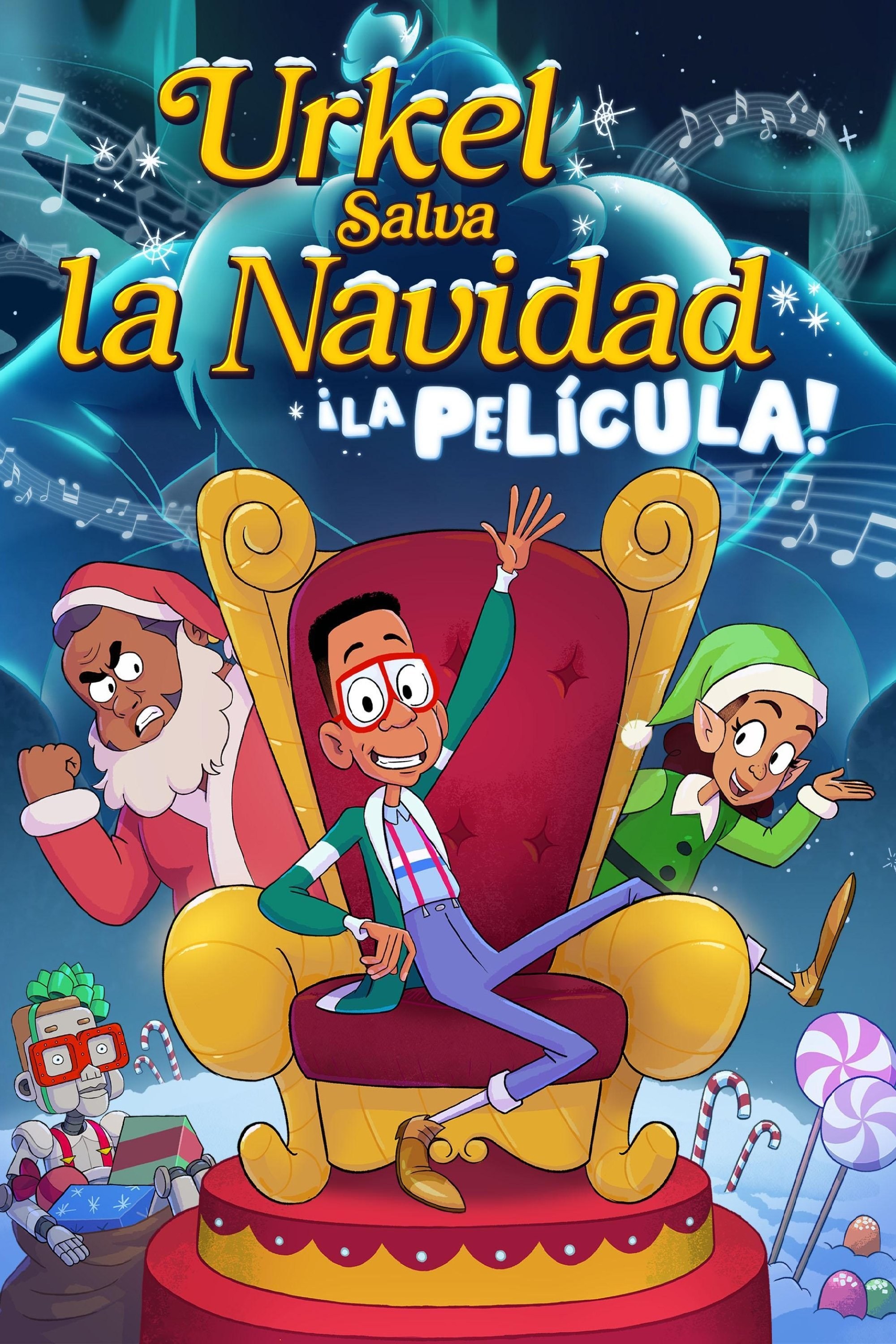 Poster de URKEL SAVES SANTA: THE MOVIE! en español