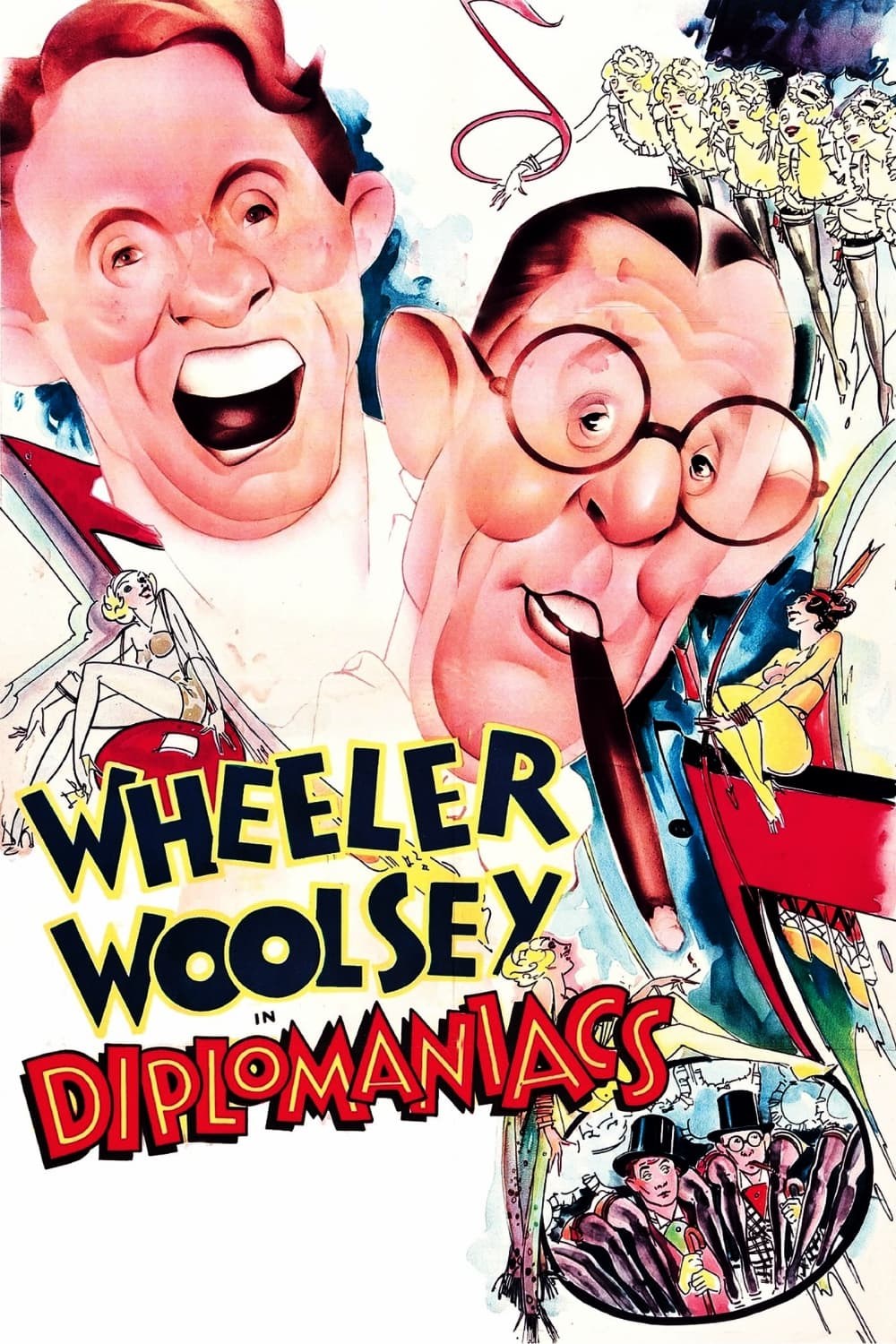 Poster de DIPLOMANÍAS en inglés