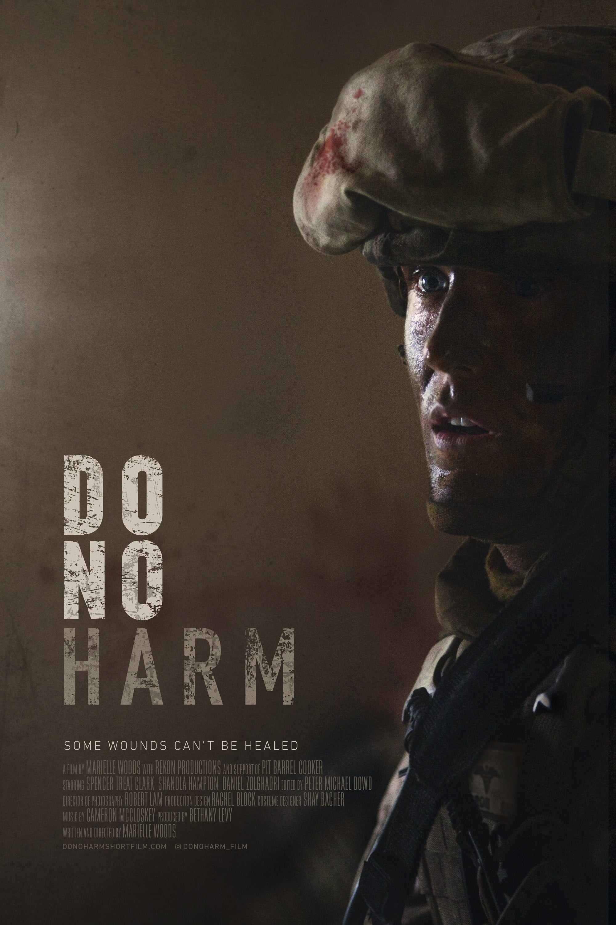 Poster de DO NO HARM en inglés