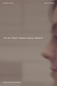 Do You Think I Meant Country Matters?
