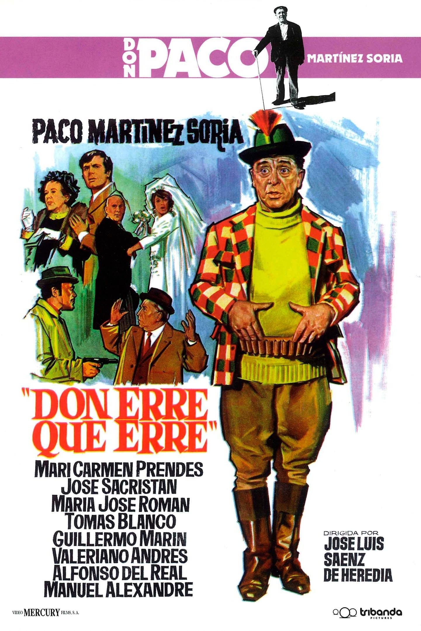 Poster de DON ERRE QUE ERRE en español