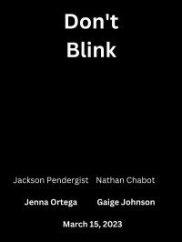 Don't Blink