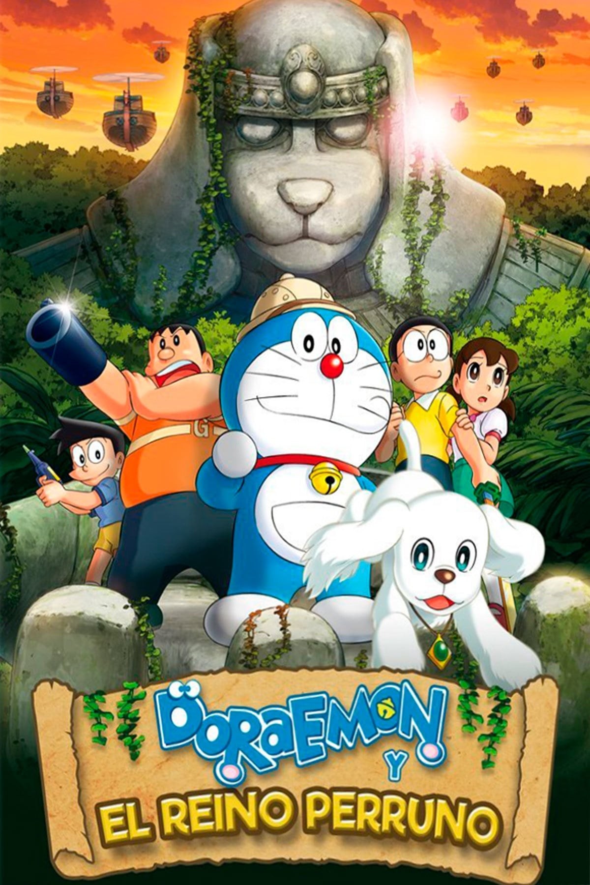 Poster de DORAEMON Y EL REINO PERRUNO en español
