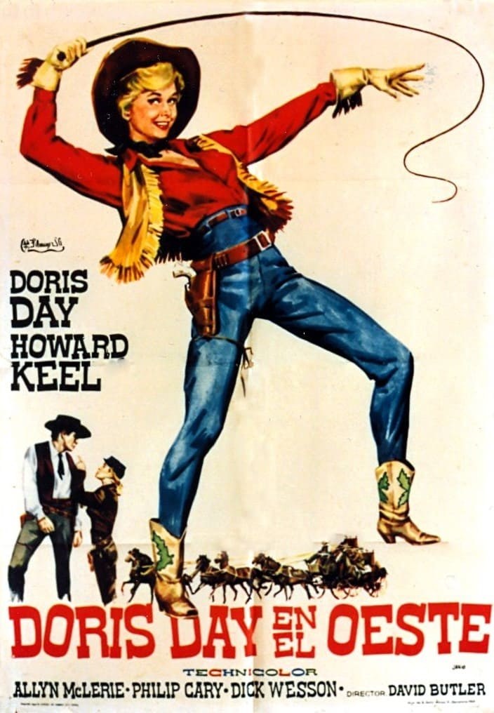 Poster de DORIS DAY EN EL OESTE en español