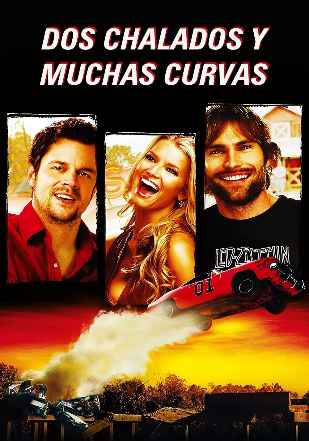 Poster de DOS CHALADOS Y MUCHAS CURVAS en español
