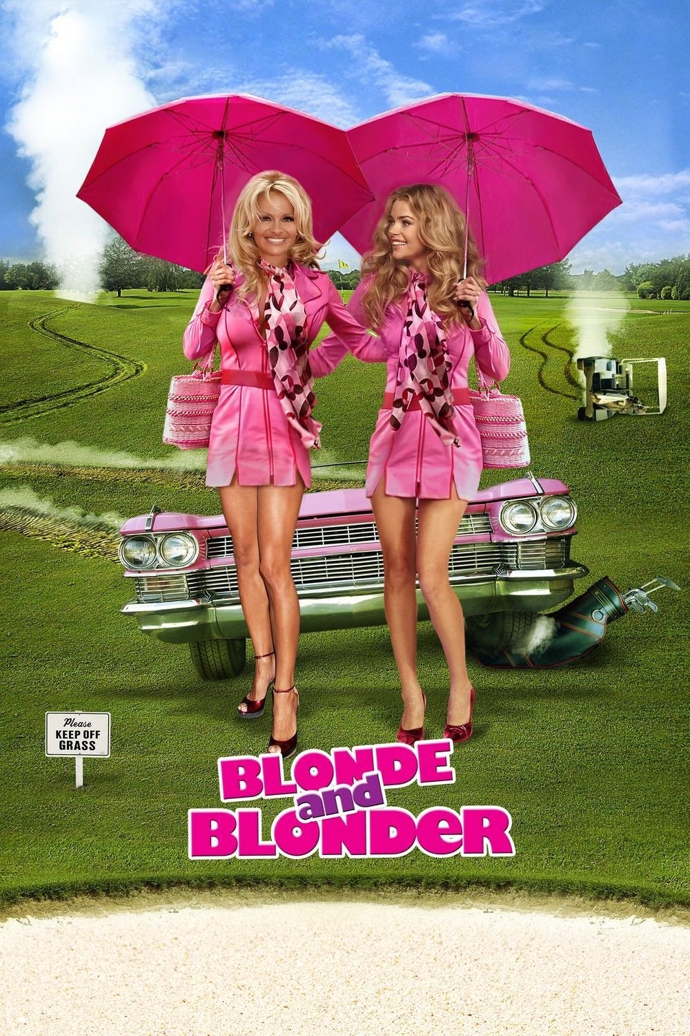 Poster de DOS RUBIAS MUY RUBIAS en inglés