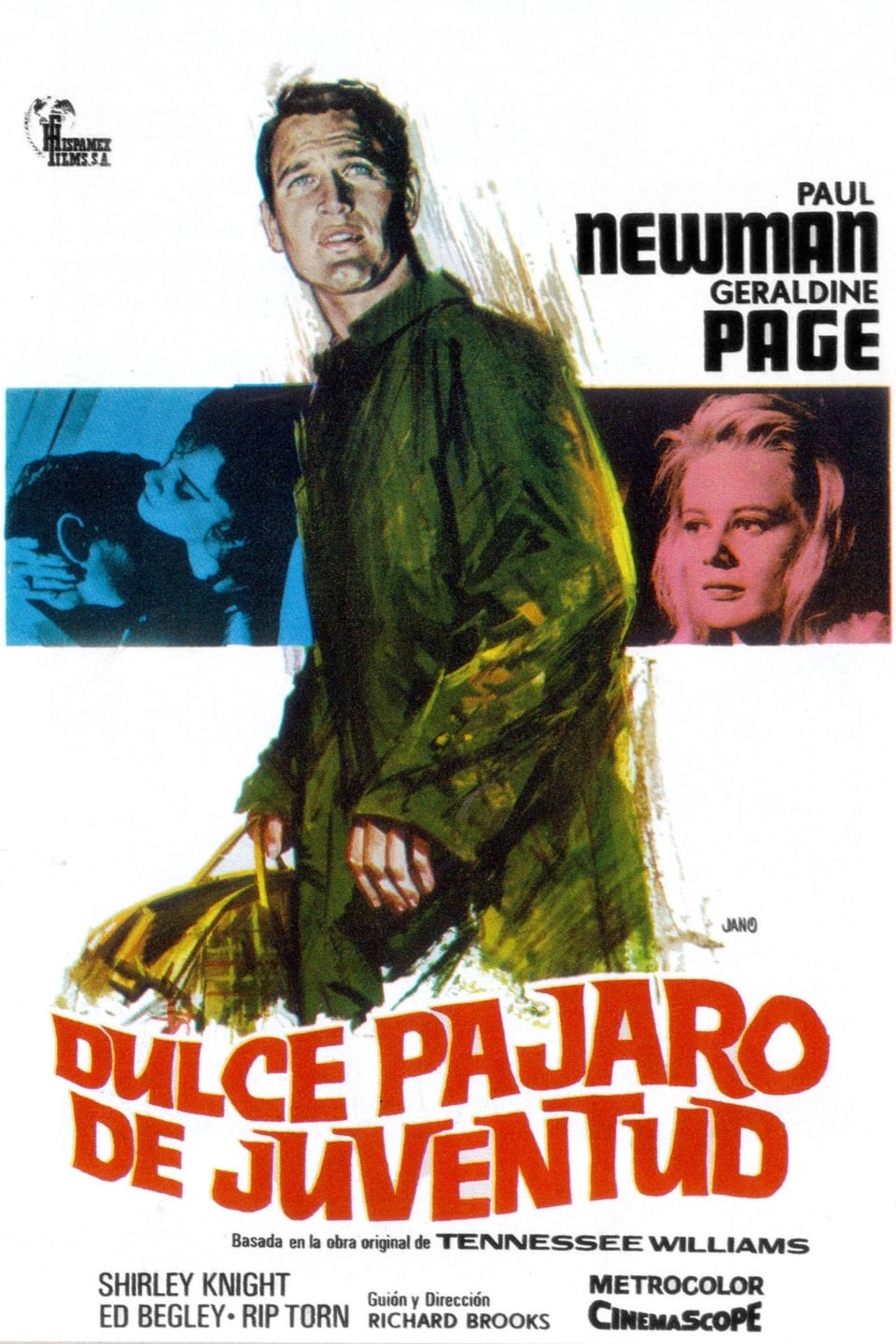 Poster de DULCE PÁJARO DE JUVENTUD en español