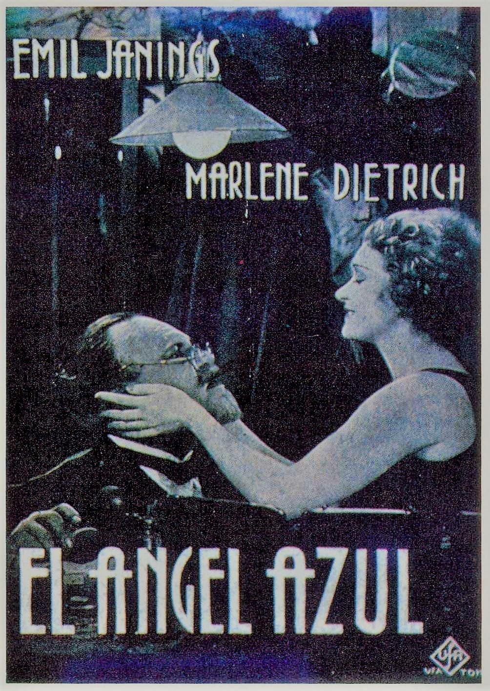 Poster de EL ÁNGEL AZUL en español