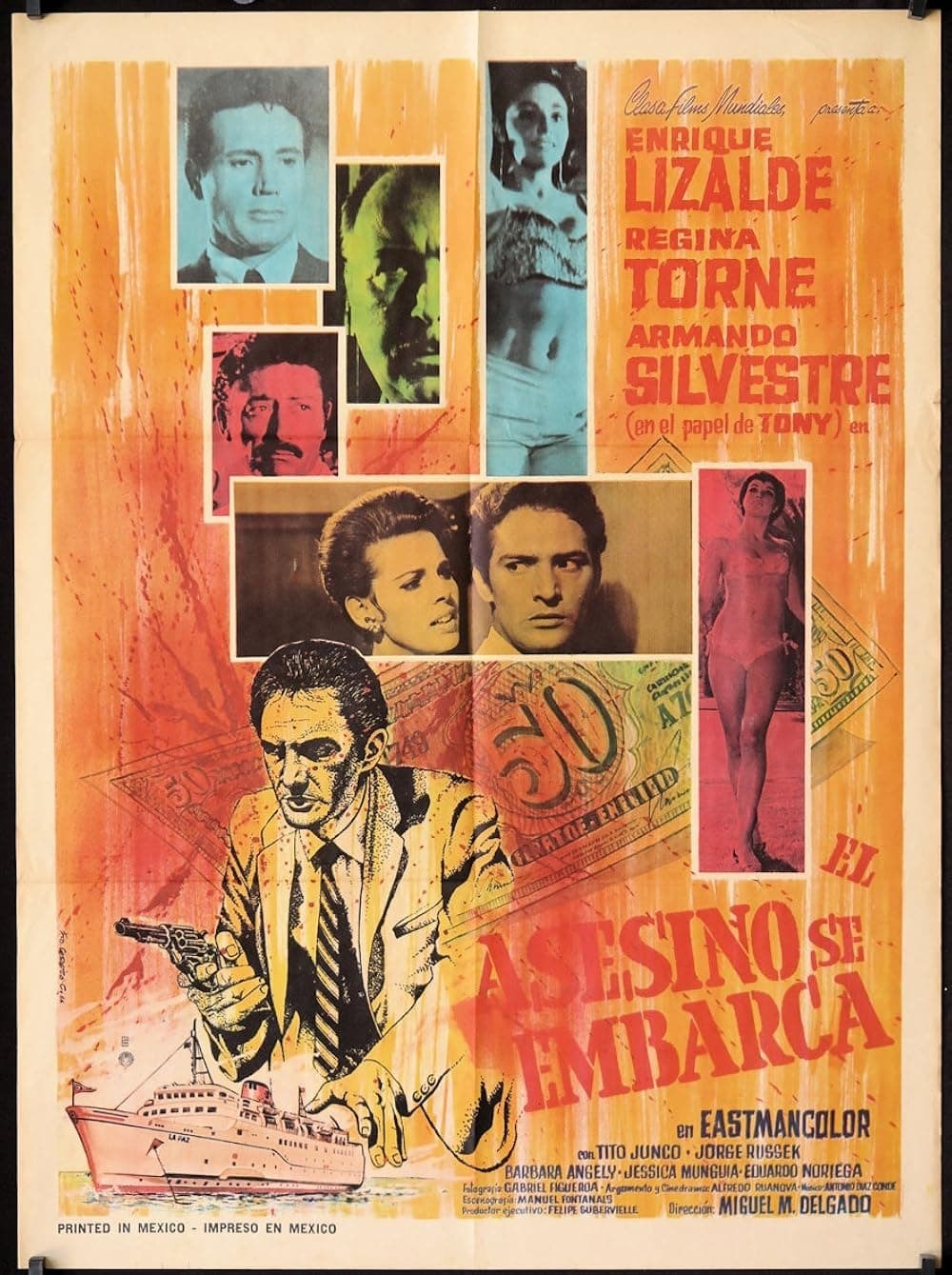 Poster de EL ASESINO SE EMBARCA en español