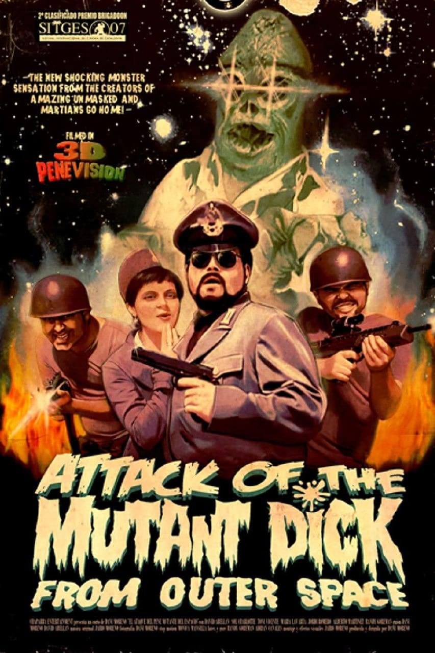Poster de EL ATAQUE DEL PENE MUTANTE DEL ESPACIO en inglés